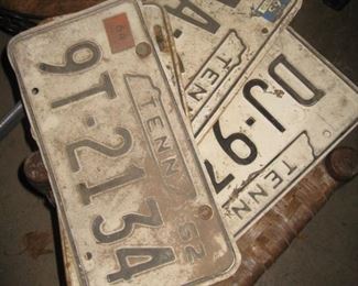 vintage liscense plates