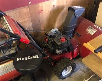 Craftsman snowblower, Kingcraft stool