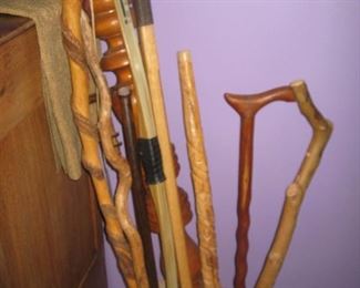 canes, walking sticks and other long things
