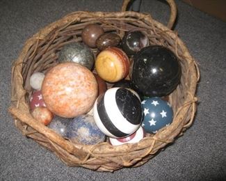 Balls of various materials