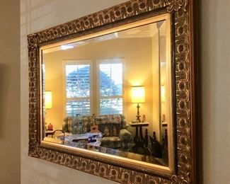 Large Gilt mirror 