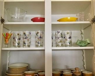 Dishes and glass ware