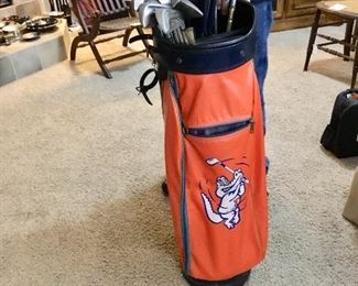 University of Florida Gator golf bag & clubs