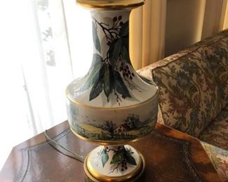 Pair of Hand Painted Lamps (1of 2)