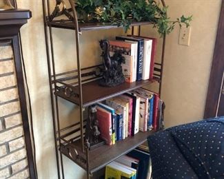Iron Book Shelf (Shelves fold up for easy transport)