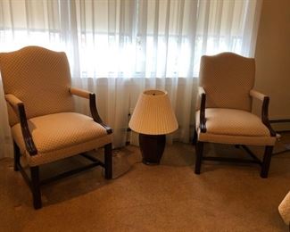Pair of Chairs, Lamp