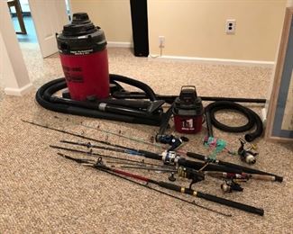 Shop Vac, Fishing Rods / Reels