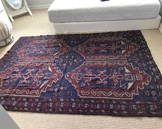 vintage tribal rug roughly 9 x 11 asking $360