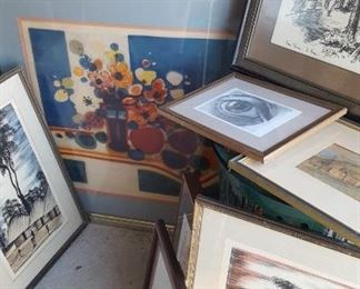 Some of many pieces of art