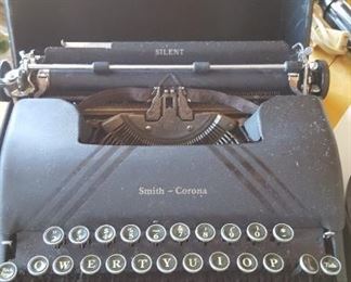 Vintage portable typewriter