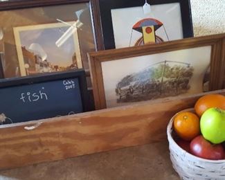 Carpenter's tray and art