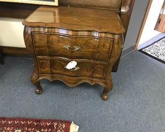 Bombay bowed matching side chests