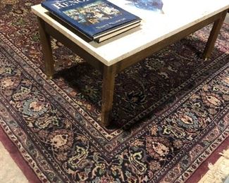 Travertine mid-century tables...