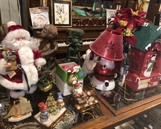 Tons of vintage Christmas decor!
