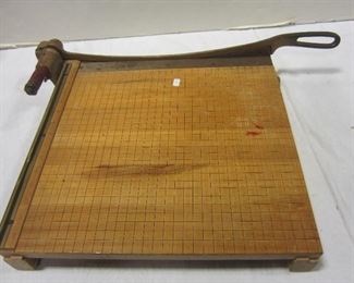 old paper cutter