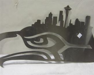 Seahawks metal cut out