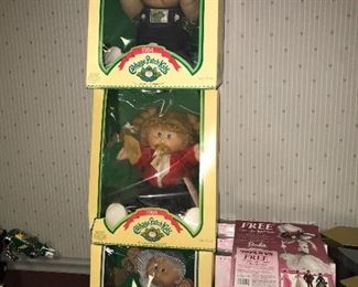 Original cabbage patch kids, in the original boxes