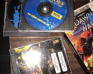 Several vintage computer first person games.