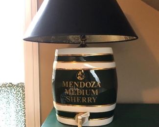 VITREOUSE CHINA LAMP MADE IN ENGLAND