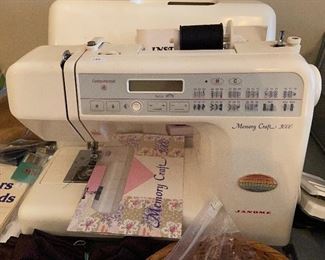 Janome Memory Craft 300 with case.