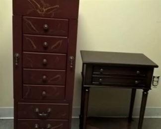 Lingerie chest and side table