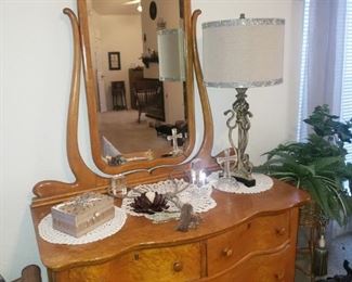 Burl Oak Dresser