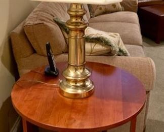 End Table and lamp