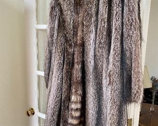 Raccoon Fur Coat, Purchased Manhattan NYC