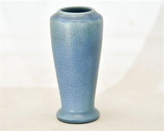 3. Rookwood Pottery Speckled Blue Vase