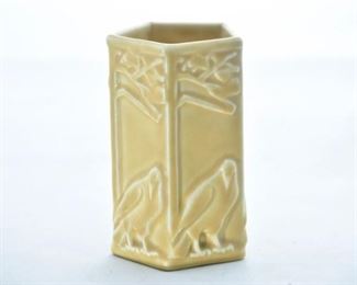 36. Rookwood Pottery Pentagon Rook Vase