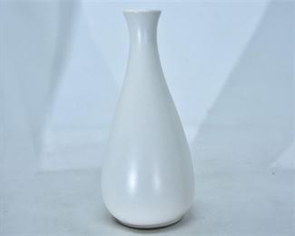 80. Royal Haeger Teardrop White Matte Vase