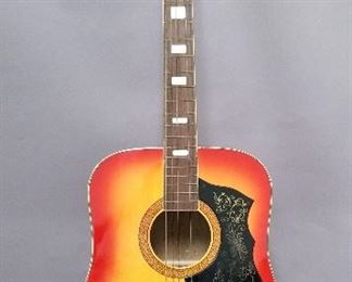 vintage Ensenada acoustic guitar
