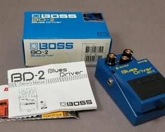 Boss Blues Driver FX Stompbox w/box & inserts