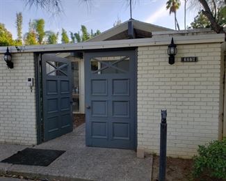 Front entrance to the home