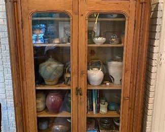 Please note most
Of
This
Pottery will not
Be
Available. Cabinet is
For
Sale 
