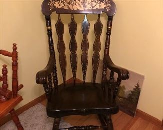 Vintage wood rocker