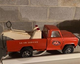 Vintage metal toy truck 