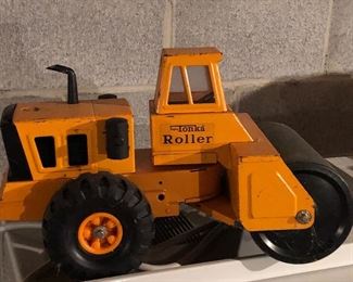 Vintage metal toy truck