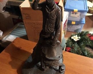 Large western statue