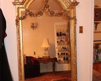 Over-Sized Gold Leaf Mirrors