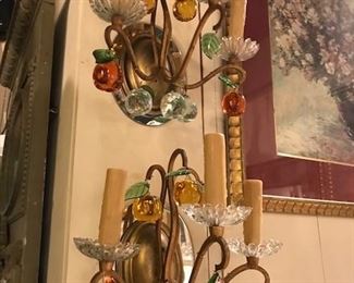 Pair of sconces