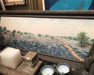Bluebonnet painting, artist unknown- 750.00 now 375.00 
