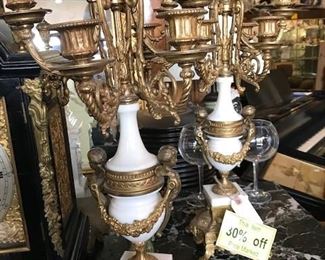 Pair of candelabras