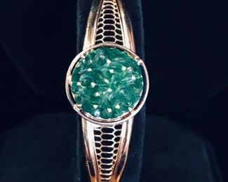 14kt and jade bracelet  Now 447.50
