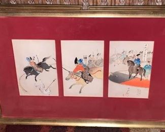 Antique Signed Japanese Painting