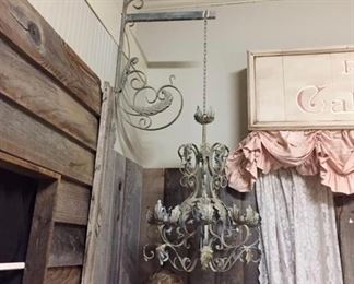 3 Chandeliers & Matching Sconce $125 ea