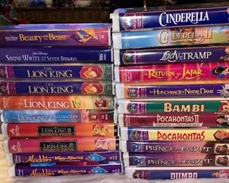 Vcrs & 300+ Disney Movie Collection