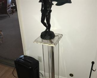 Large Bronze on Lucite Stand