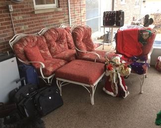 Wrought iron patio set