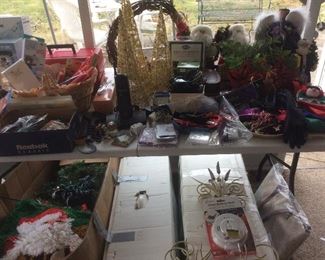 Lots of holiday decor
